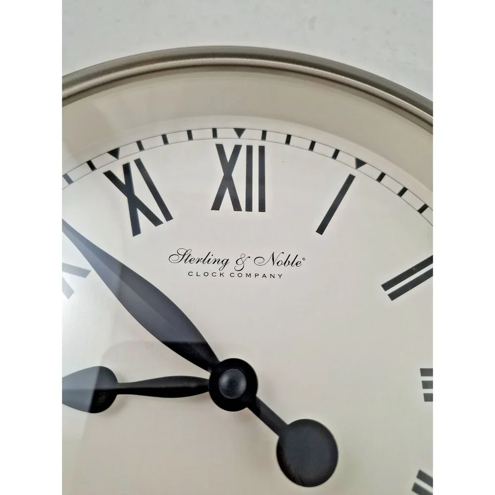 Vintage Sterling & Noble Wall Clock 10